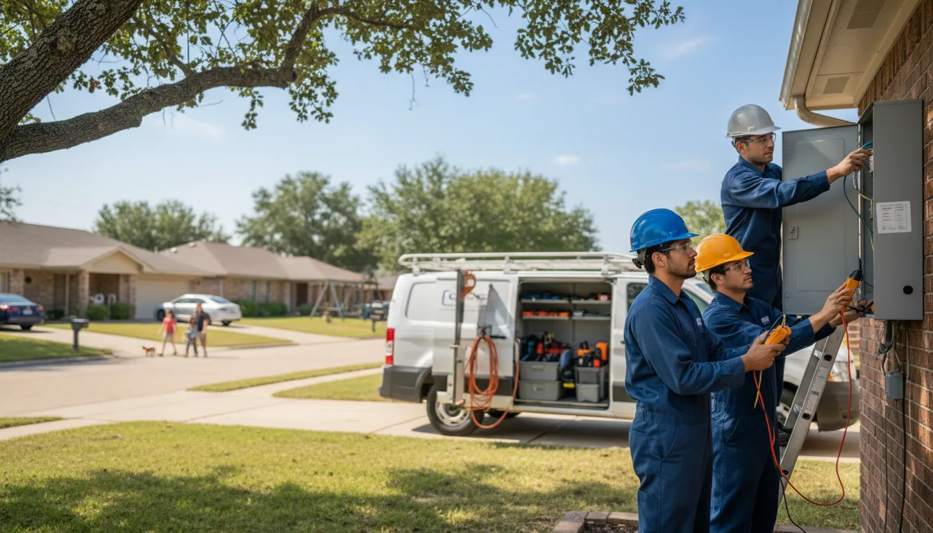 Certified electrician providing emergency electrical services in Isleta, NM